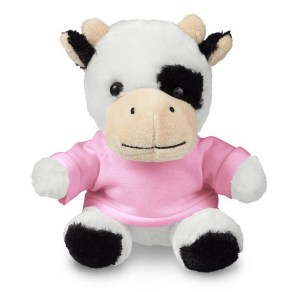 7" Plush Cow With T-Shirt Thumbnail