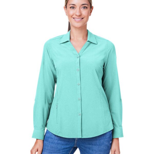 Ladies' Ultra UVP® Long-Sleeve Marina Shirt Thumbnail