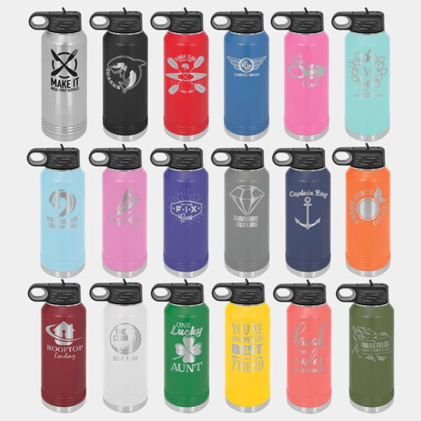 Premium Polar Camel 32oz Water Bottle - 12 Pack Thumbnail